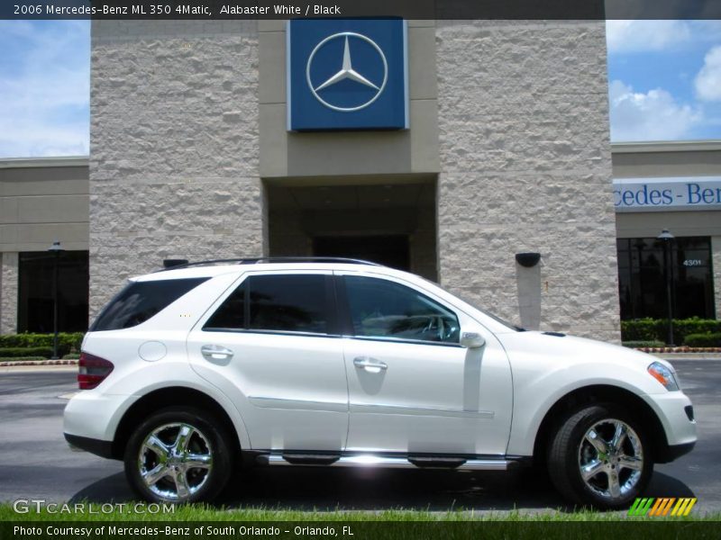 Alabaster White / Black 2006 Mercedes-Benz ML 350 4Matic