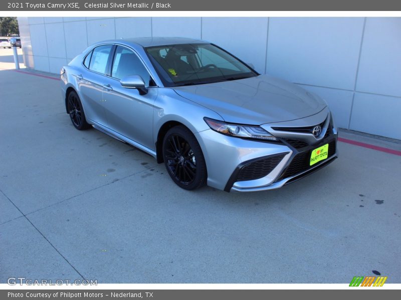 Celestial Silver Metallic / Black 2021 Toyota Camry XSE