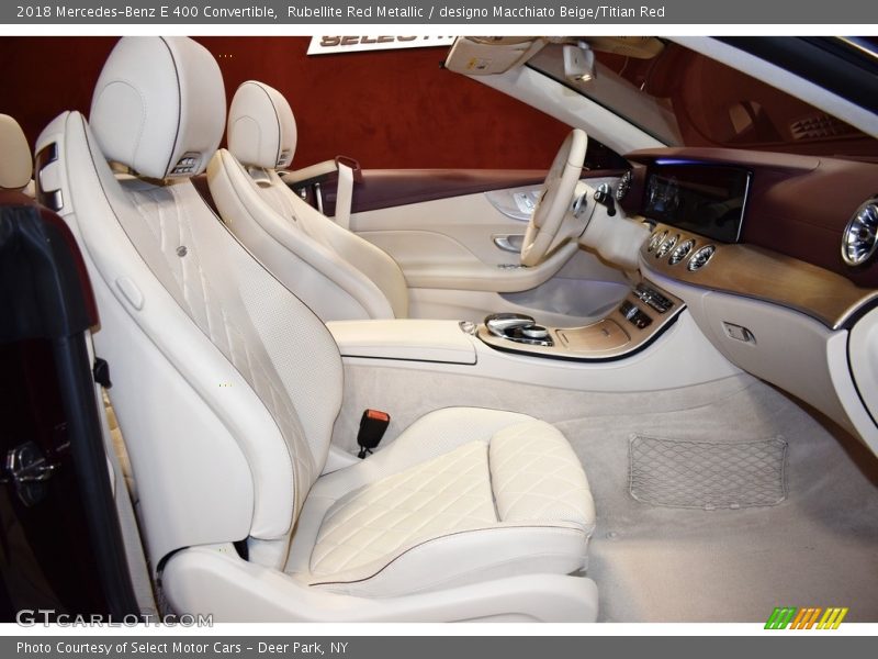 Rubellite Red Metallic / designo Macchiato Beige/Titian Red 2018 Mercedes-Benz E 400 Convertible