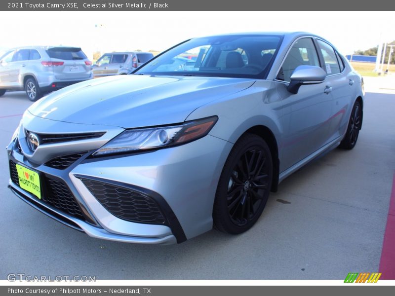 Celestial Silver Metallic / Black 2021 Toyota Camry XSE