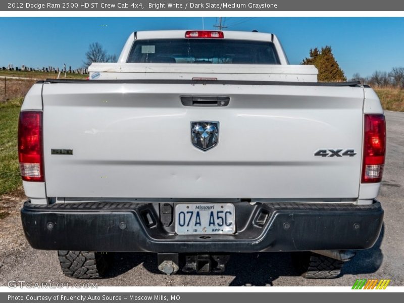 Bright White / Dark Slate/Medium Graystone 2012 Dodge Ram 2500 HD ST Crew Cab 4x4