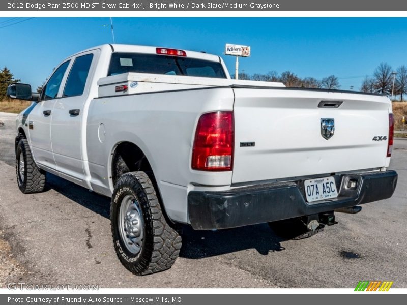 Bright White / Dark Slate/Medium Graystone 2012 Dodge Ram 2500 HD ST Crew Cab 4x4