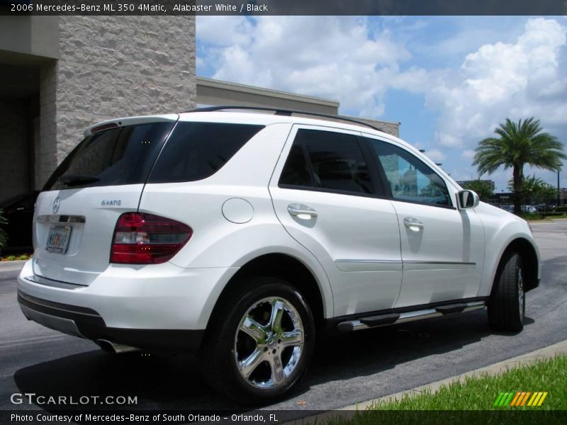 Alabaster White / Black 2006 Mercedes-Benz ML 350 4Matic