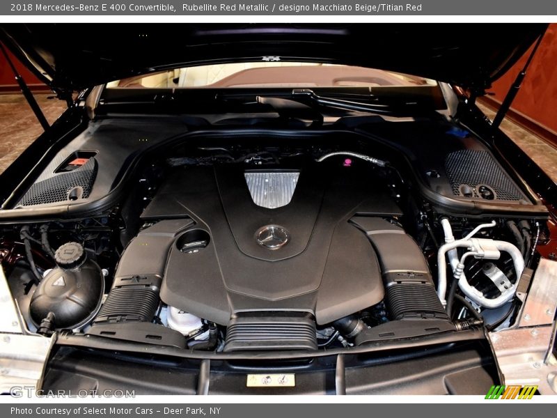  2018 E 400 Convertible Engine - 3.0 Liter Turbocharged DOHC 24-Valve VVT V6
