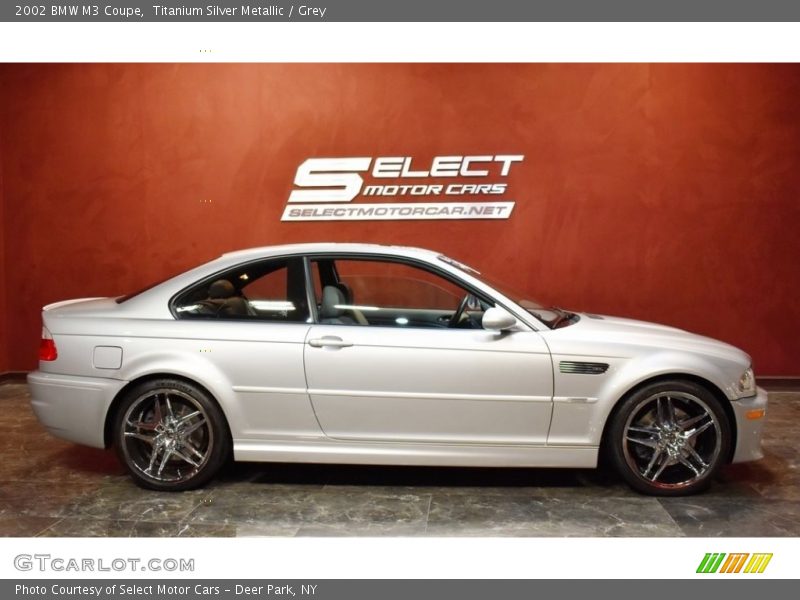 Titanium Silver Metallic / Grey 2002 BMW M3 Coupe