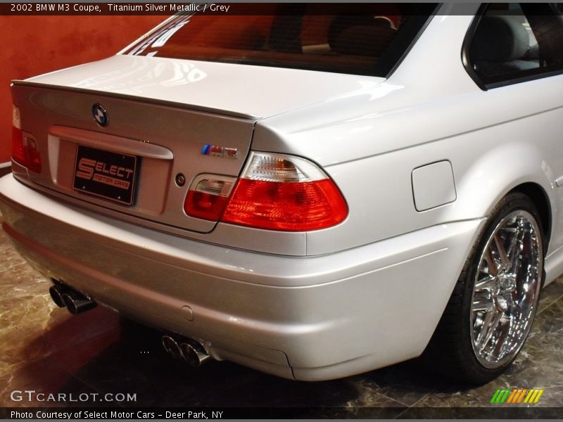 Titanium Silver Metallic / Grey 2002 BMW M3 Coupe