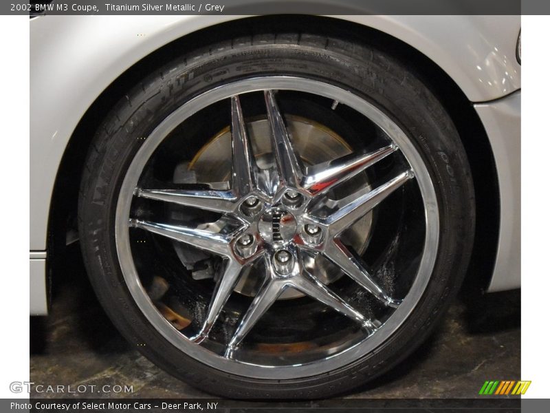 Titanium Silver Metallic / Grey 2002 BMW M3 Coupe
