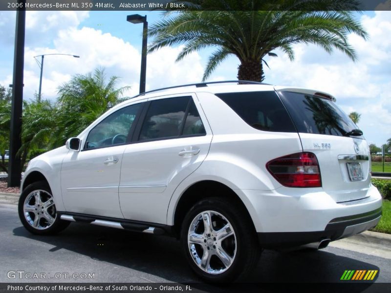 Alabaster White / Black 2006 Mercedes-Benz ML 350 4Matic