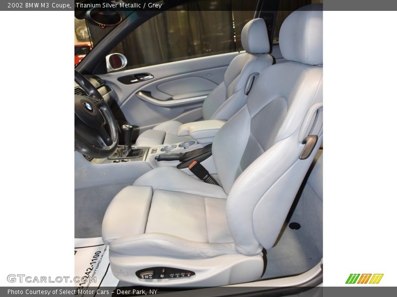 Titanium Silver Metallic / Grey 2002 BMW M3 Coupe