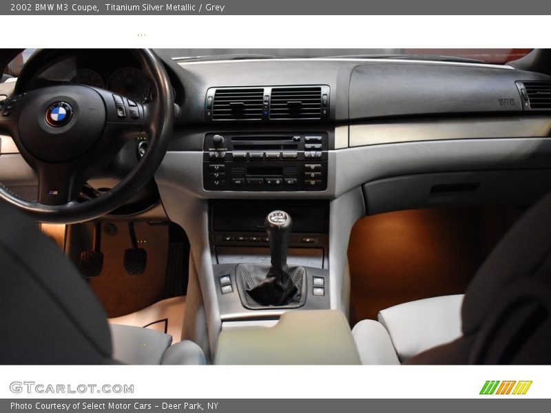 Titanium Silver Metallic / Grey 2002 BMW M3 Coupe