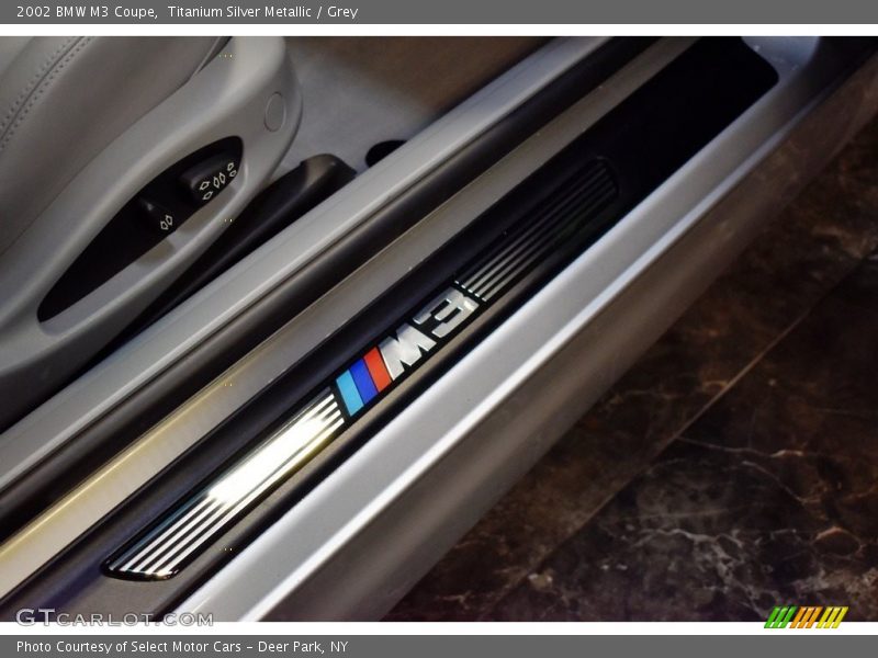 Titanium Silver Metallic / Grey 2002 BMW M3 Coupe