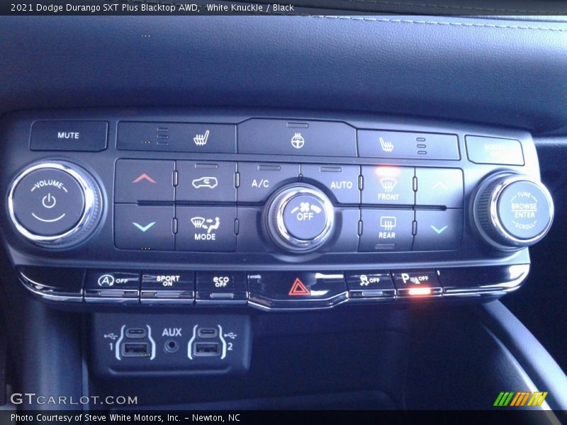 White Knuckle / Black 2021 Dodge Durango SXT Plus Blacktop AWD