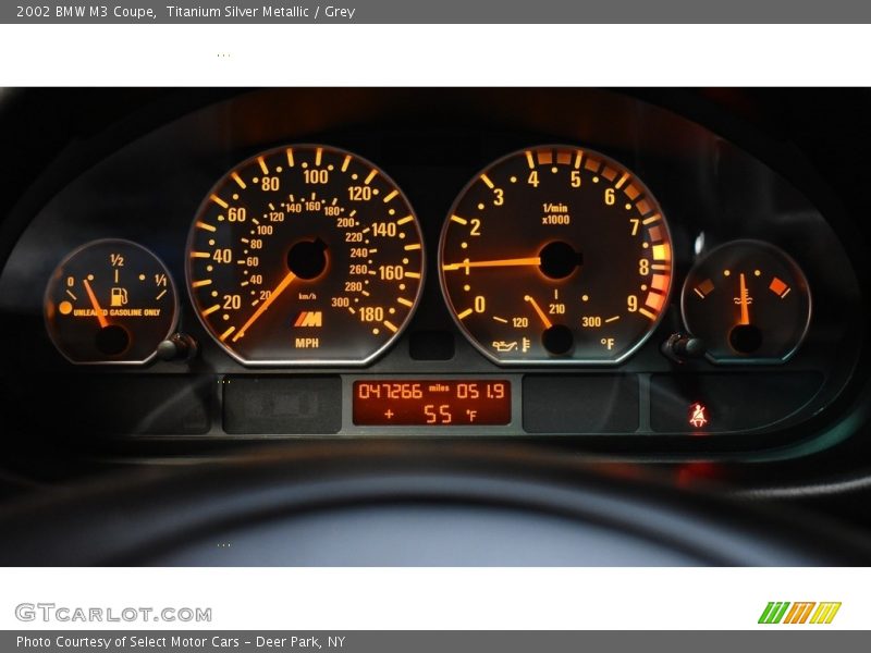 Titanium Silver Metallic / Grey 2002 BMW M3 Coupe
