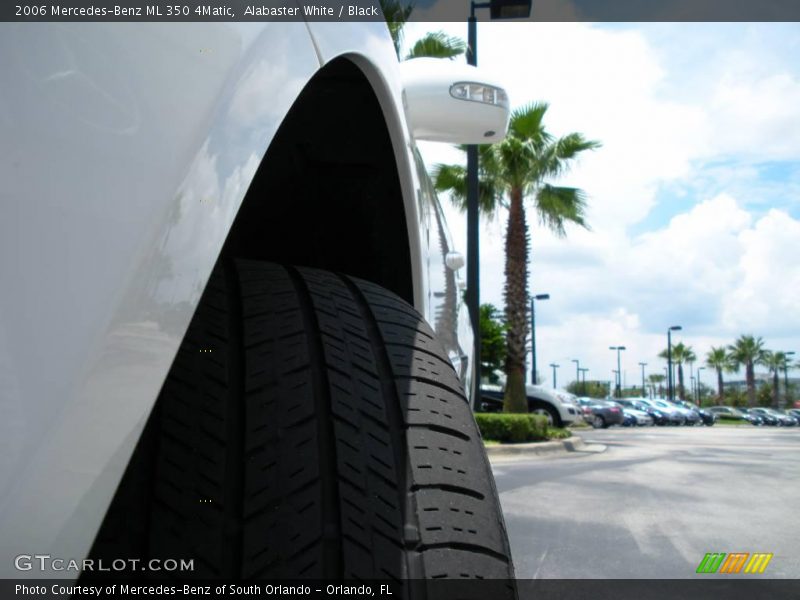 Alabaster White / Black 2006 Mercedes-Benz ML 350 4Matic
