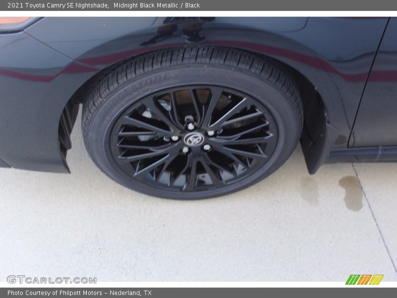 Midnight Black Metallic / Black 2021 Toyota Camry SE Nightshade
