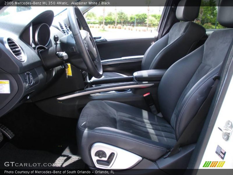 Alabaster White / Black 2006 Mercedes-Benz ML 350 4Matic