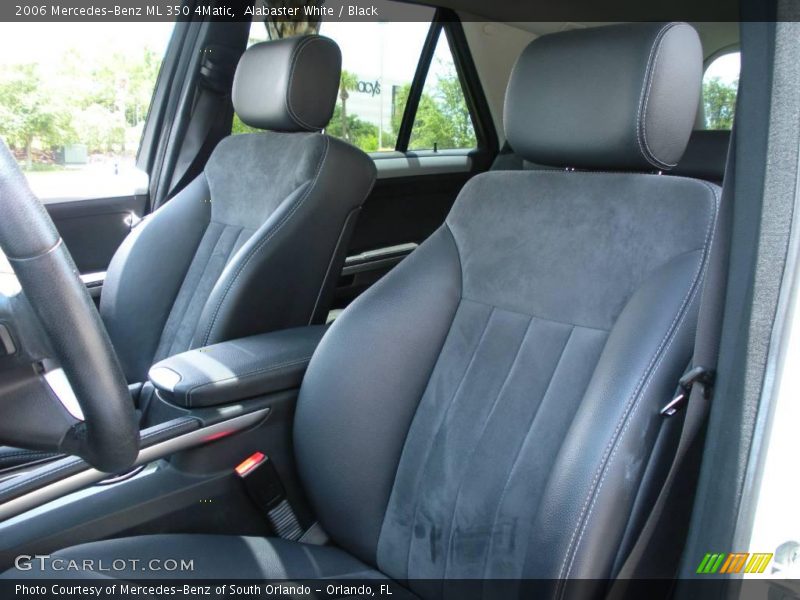 Alabaster White / Black 2006 Mercedes-Benz ML 350 4Matic