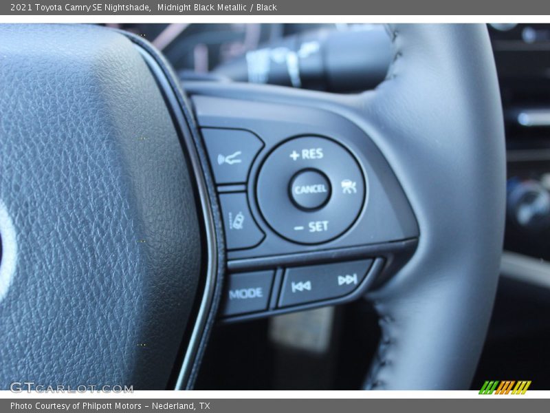 Midnight Black Metallic / Black 2021 Toyota Camry SE Nightshade