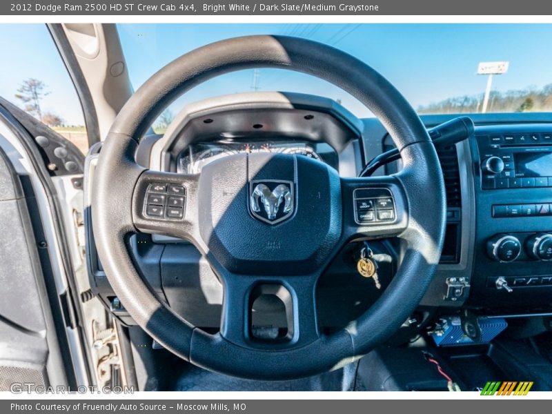 Bright White / Dark Slate/Medium Graystone 2012 Dodge Ram 2500 HD ST Crew Cab 4x4