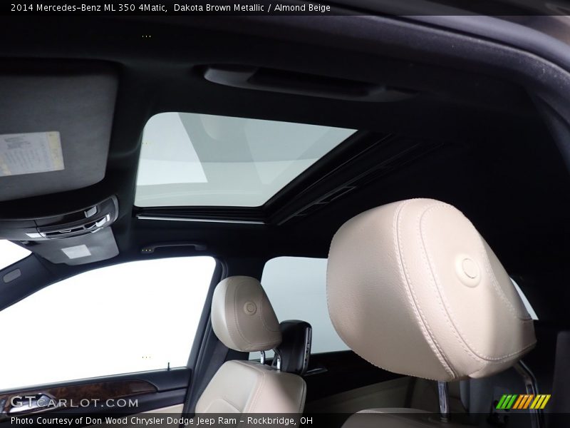 Dakota Brown Metallic / Almond Beige 2014 Mercedes-Benz ML 350 4Matic