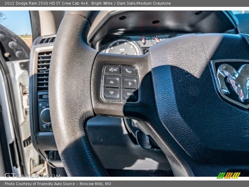 Bright White / Dark Slate/Medium Graystone 2012 Dodge Ram 2500 HD ST Crew Cab 4x4