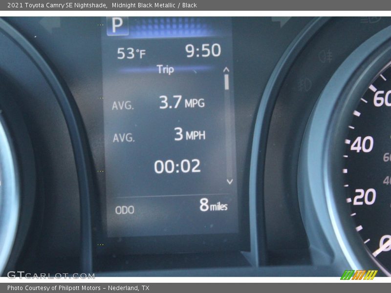 Midnight Black Metallic / Black 2021 Toyota Camry SE Nightshade