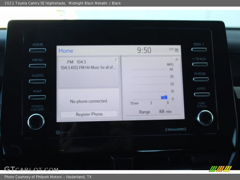 Midnight Black Metallic / Black 2021 Toyota Camry SE Nightshade