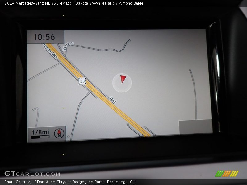 Dakota Brown Metallic / Almond Beige 2014 Mercedes-Benz ML 350 4Matic