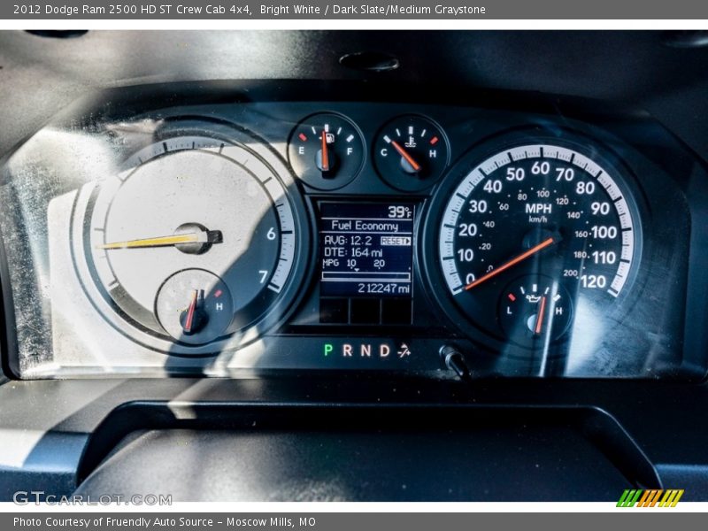 Bright White / Dark Slate/Medium Graystone 2012 Dodge Ram 2500 HD ST Crew Cab 4x4