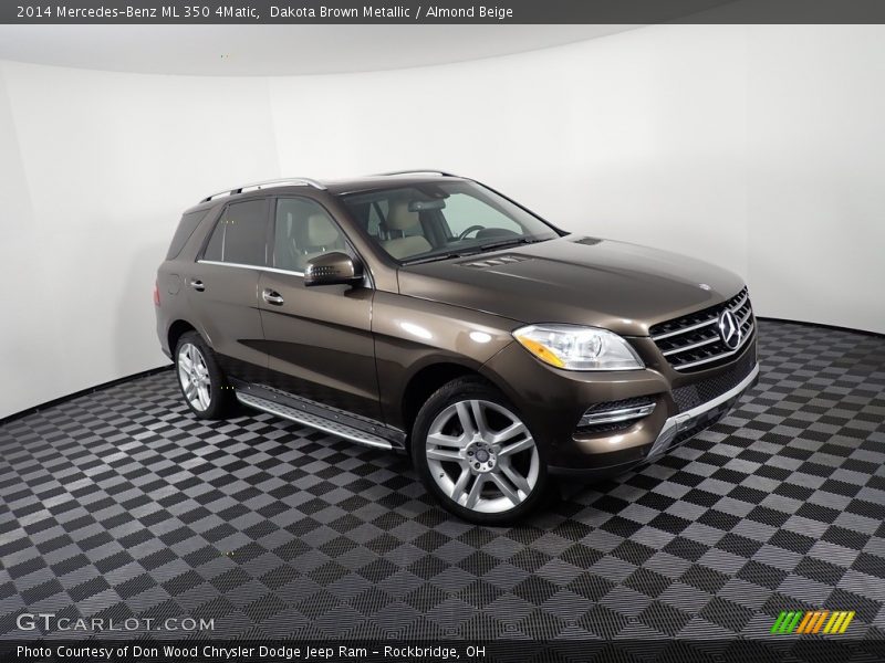 Dakota Brown Metallic / Almond Beige 2014 Mercedes-Benz ML 350 4Matic