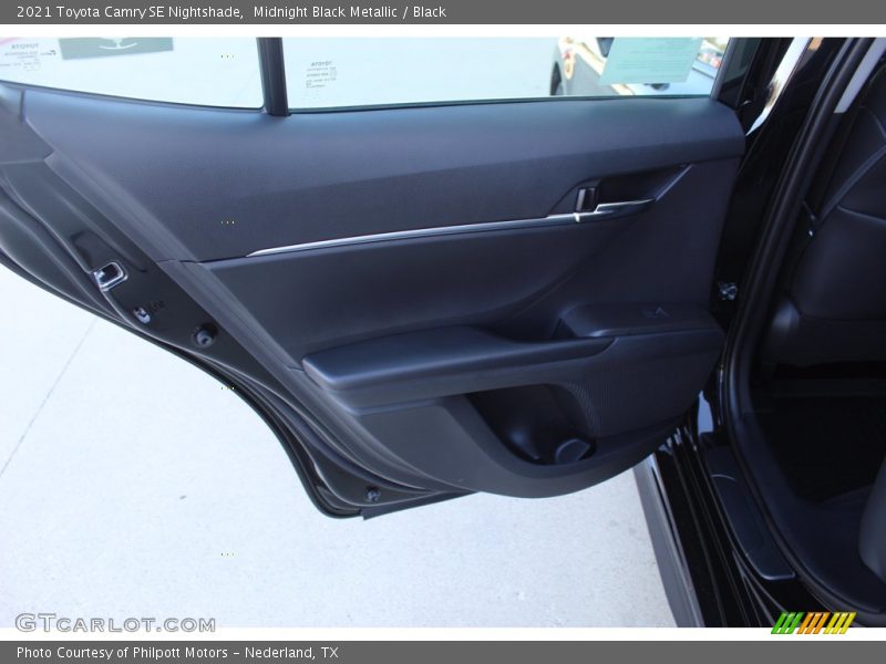 Midnight Black Metallic / Black 2021 Toyota Camry SE Nightshade