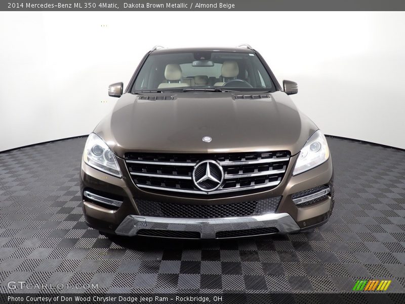 Dakota Brown Metallic / Almond Beige 2014 Mercedes-Benz ML 350 4Matic