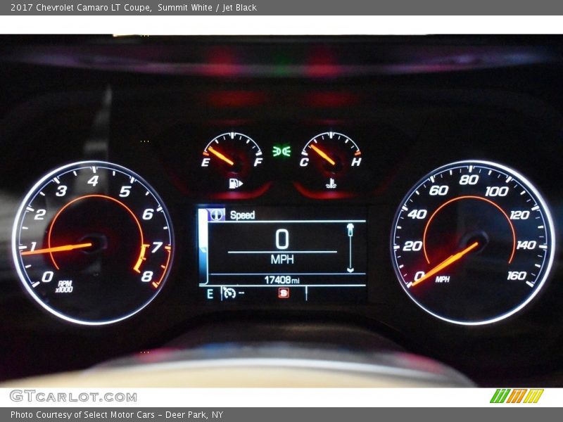 Summit White / Jet Black 2017 Chevrolet Camaro LT Coupe