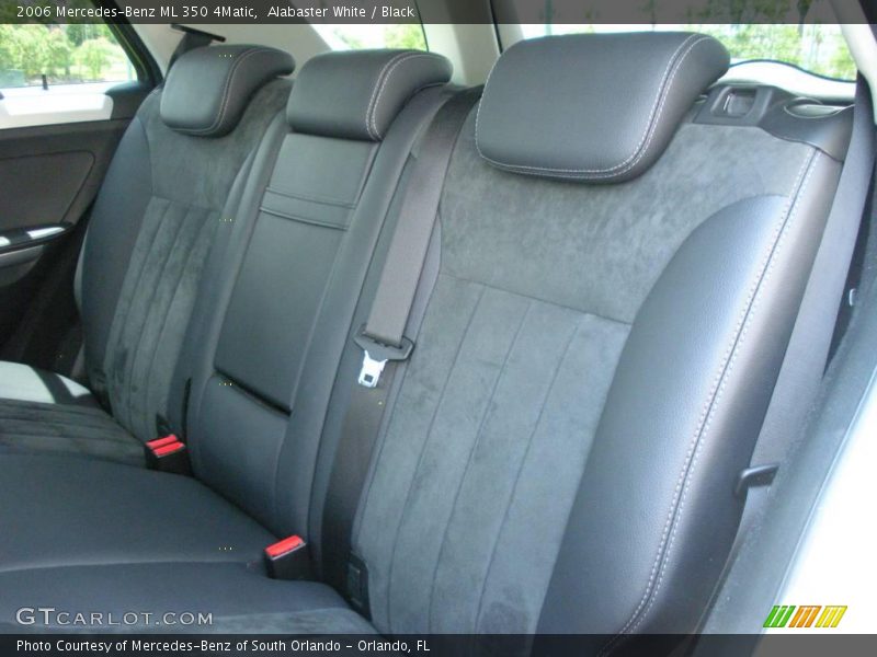 Alabaster White / Black 2006 Mercedes-Benz ML 350 4Matic