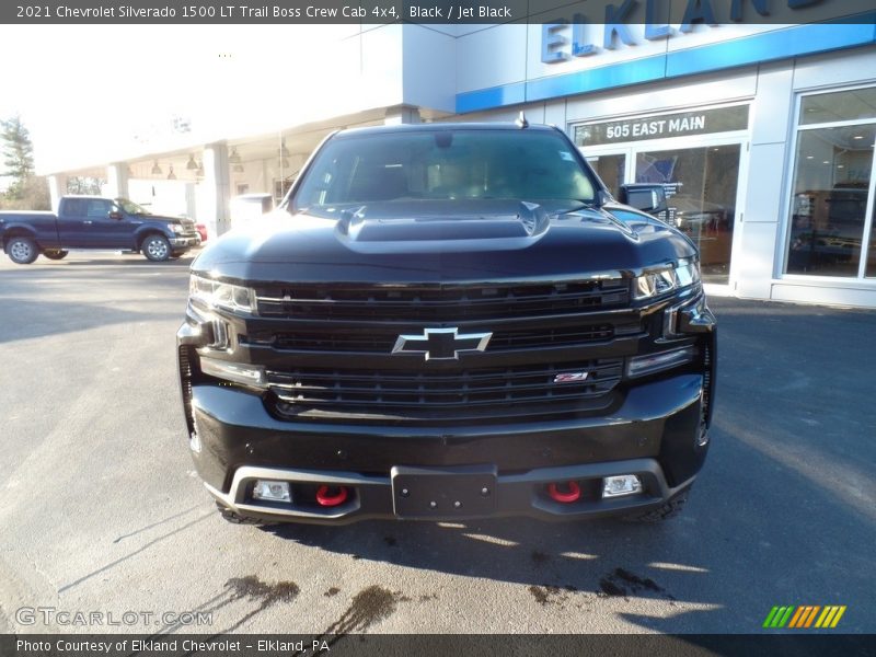 Black / Jet Black 2021 Chevrolet Silverado 1500 LT Trail Boss Crew Cab 4x4