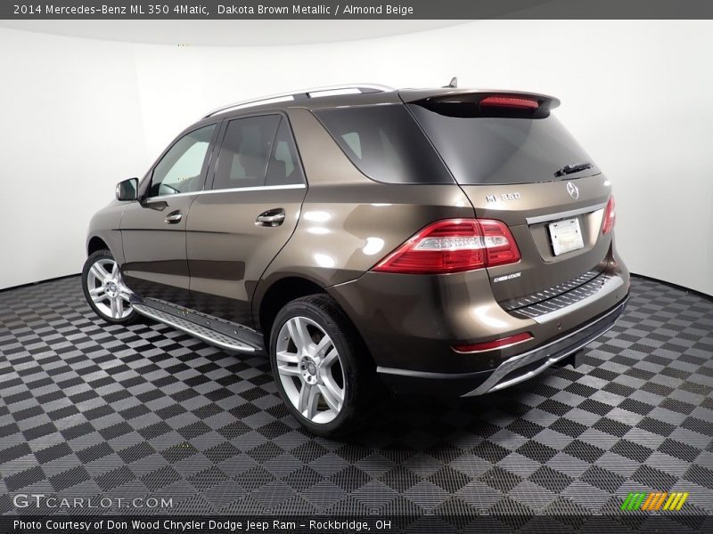 Dakota Brown Metallic / Almond Beige 2014 Mercedes-Benz ML 350 4Matic