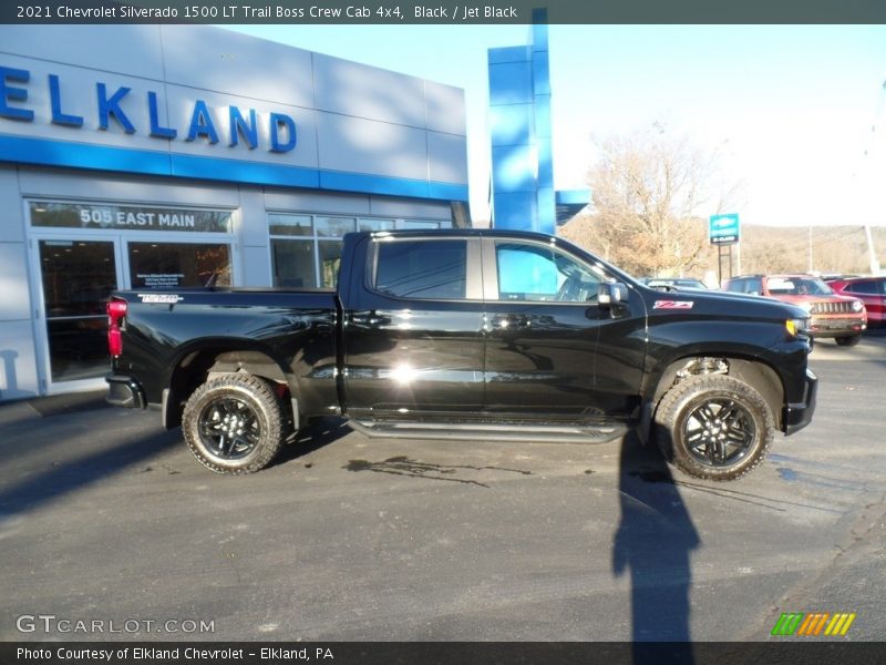 Black / Jet Black 2021 Chevrolet Silverado 1500 LT Trail Boss Crew Cab 4x4