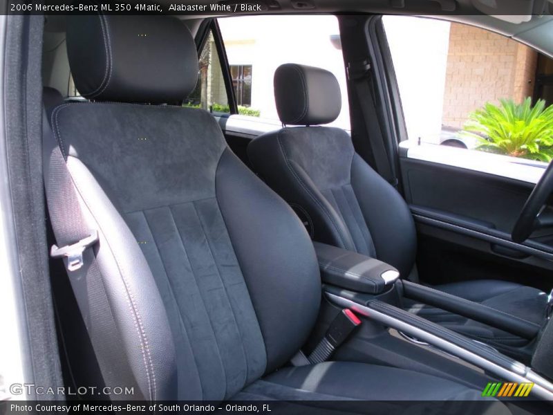 Alabaster White / Black 2006 Mercedes-Benz ML 350 4Matic