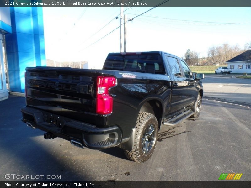 Black / Jet Black 2021 Chevrolet Silverado 1500 LT Trail Boss Crew Cab 4x4