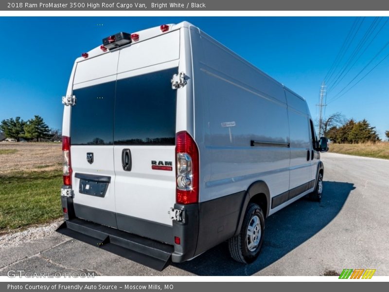 Bright White / Black 2018 Ram ProMaster 3500 High Roof Cargo Van