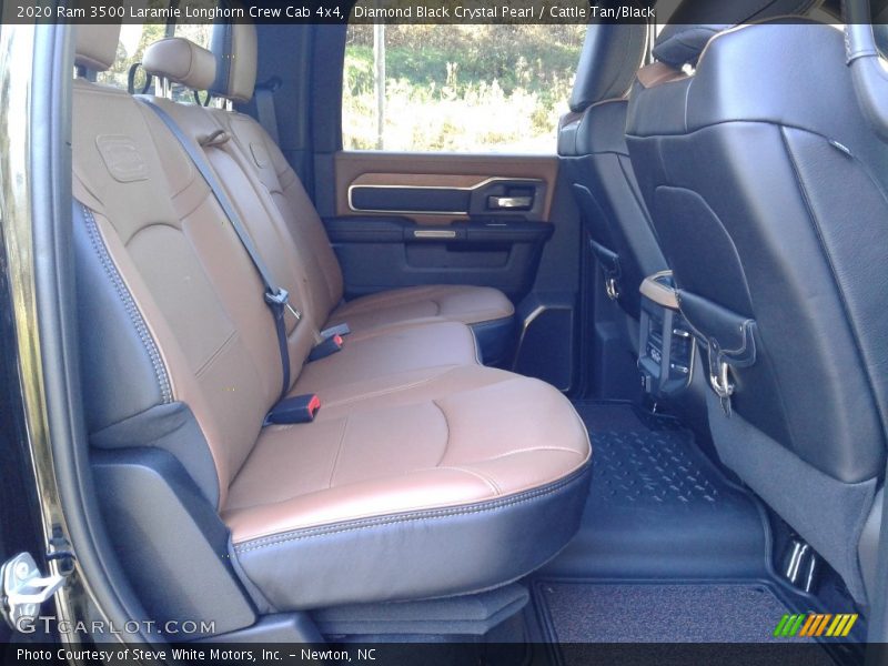 Diamond Black Crystal Pearl / Cattle Tan/Black 2020 Ram 3500 Laramie Longhorn Crew Cab 4x4