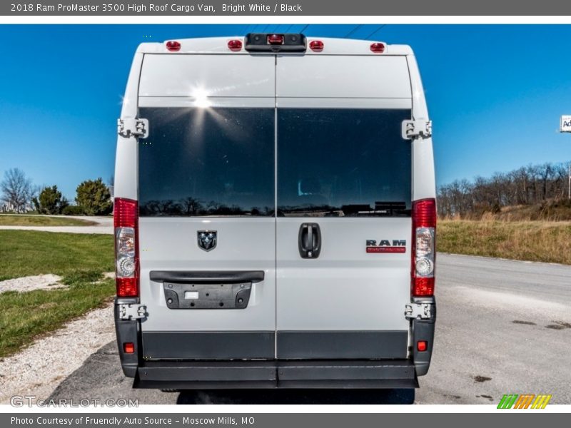 Bright White / Black 2018 Ram ProMaster 3500 High Roof Cargo Van