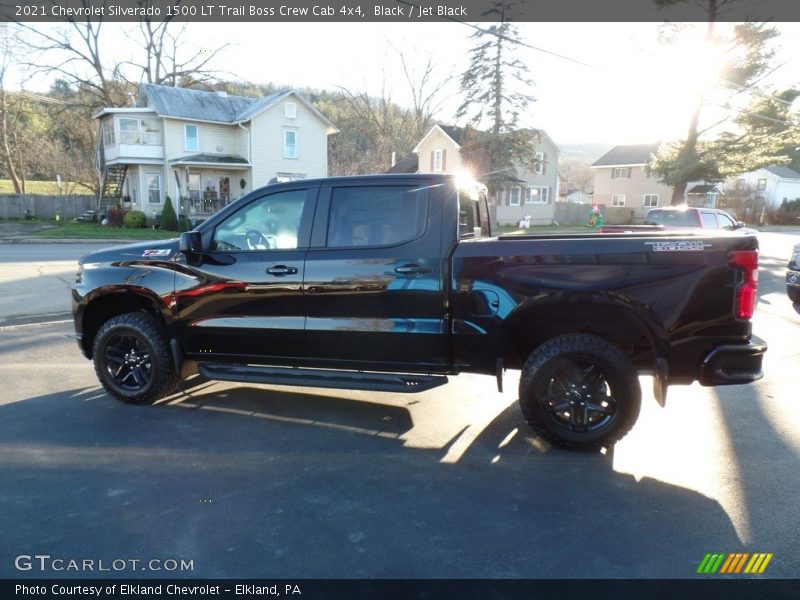 Black / Jet Black 2021 Chevrolet Silverado 1500 LT Trail Boss Crew Cab 4x4