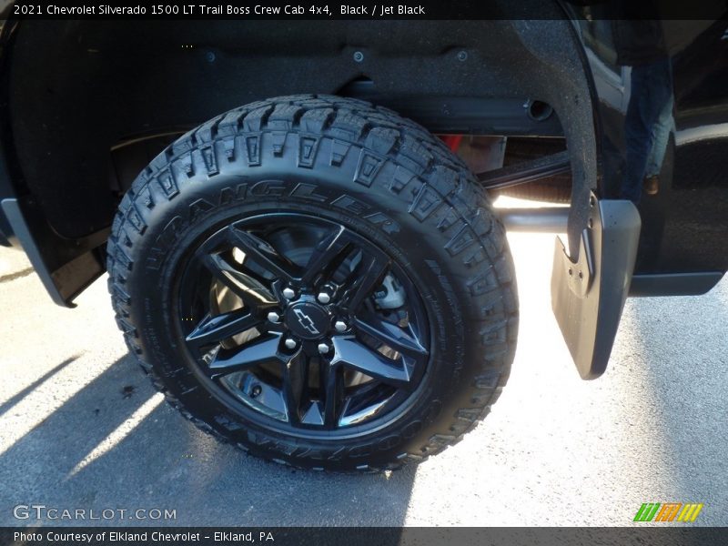 Black / Jet Black 2021 Chevrolet Silverado 1500 LT Trail Boss Crew Cab 4x4