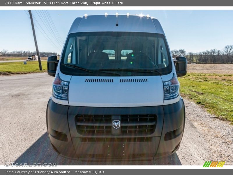 Bright White / Black 2018 Ram ProMaster 3500 High Roof Cargo Van
