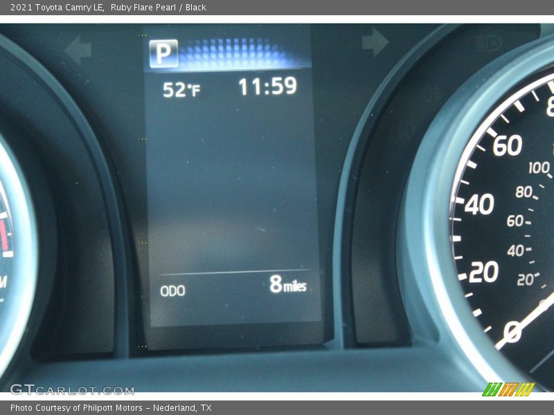 Ruby Flare Pearl / Black 2021 Toyota Camry LE