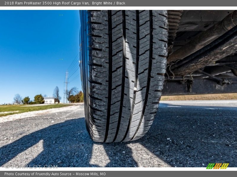 Bright White / Black 2018 Ram ProMaster 3500 High Roof Cargo Van
