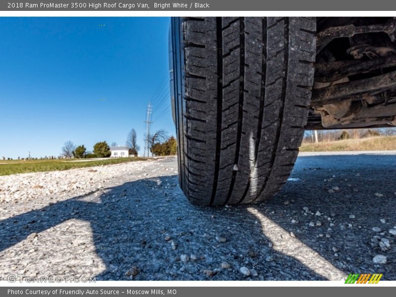 Bright White / Black 2018 Ram ProMaster 3500 High Roof Cargo Van