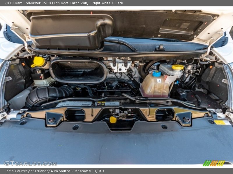 Bright White / Black 2018 Ram ProMaster 3500 High Roof Cargo Van