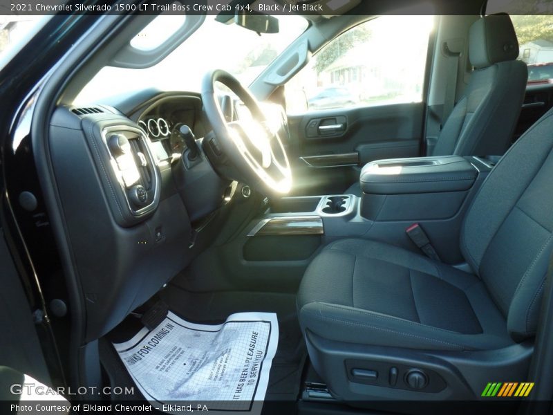 Black / Jet Black 2021 Chevrolet Silverado 1500 LT Trail Boss Crew Cab 4x4